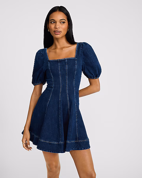 Chic Ruffle Hem Mini Dress