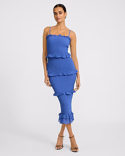 Bohemian Astromelias Ankle Dress