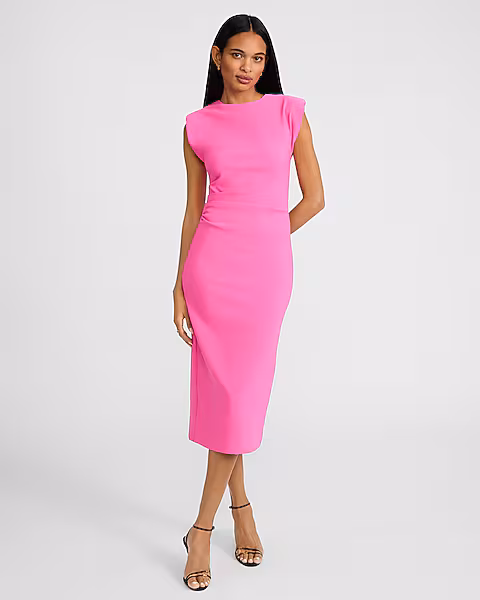 Sophisticated Lucky Corset Midi Dress